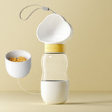 FurBub Pet Travel Bottle (2-in-1 Water Bottle with Food Cup)